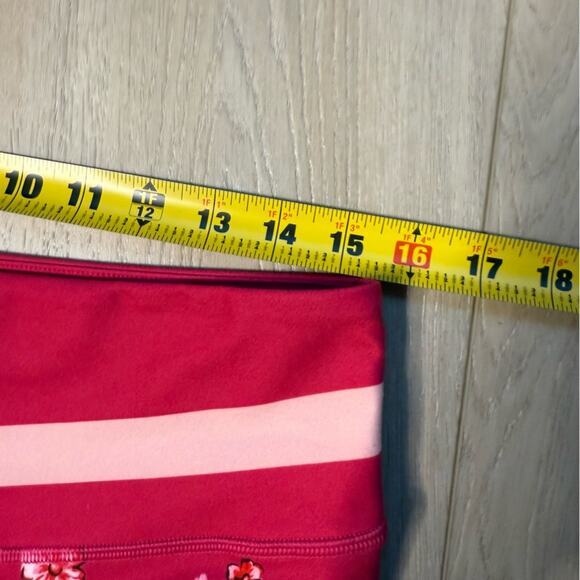 Johnny Was Active NWOT Misty Fall Bee floral Hot Pink Leggings Size XL - Picture 6 of 8